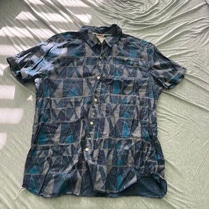 Koto short sleeve button down shirt